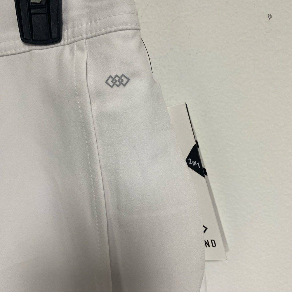 Leg3nd Women’s White Skort Size Large 2 in 1 - Picture 3 of 6